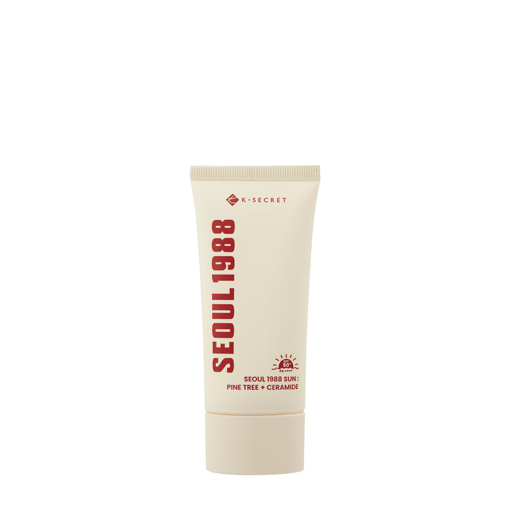 K-Secret Seoul 1988 Pine Tree Ceramide Sunscreen packaging — EmartGCC Kuwait