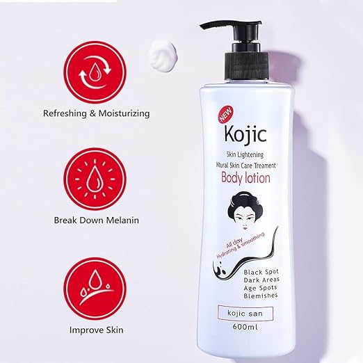 🌟🌿 Kojic Skin Lightening Body Lotion 🌿🌟