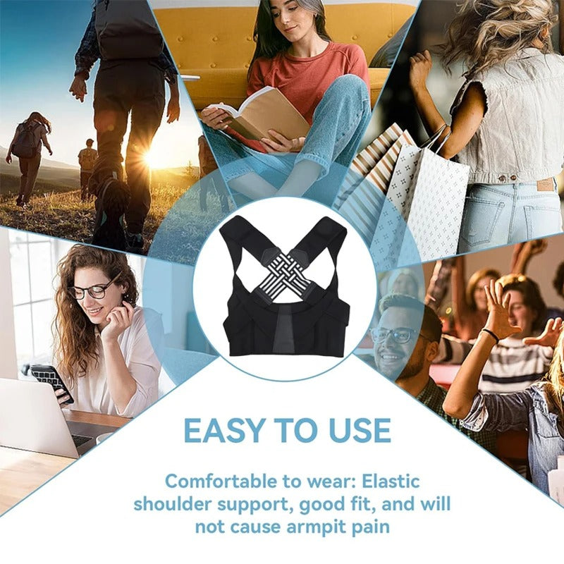 Shoulder & Back Posture Correction Belt || 2 in 1