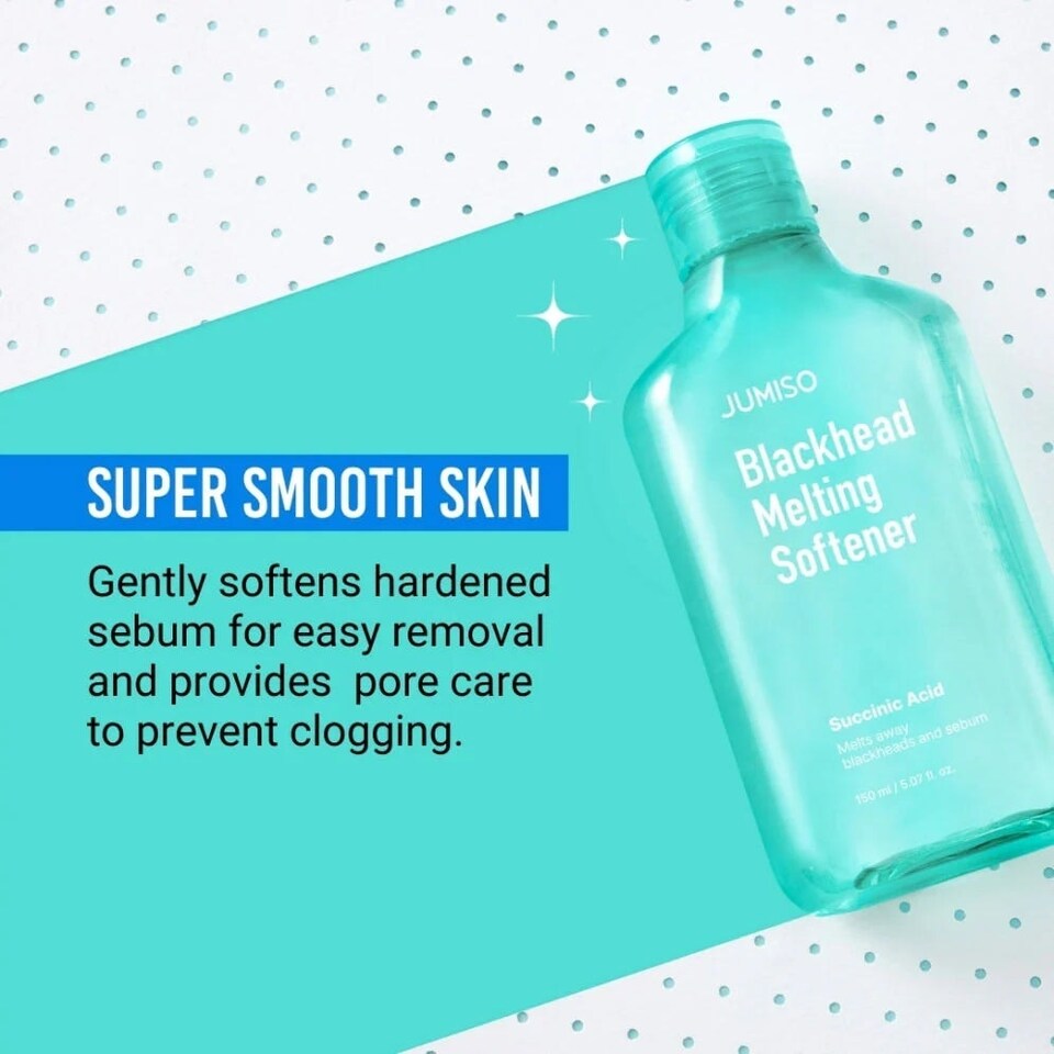 JUMISO - Blackhead Melting Softener (150ml) & Cotton Pad Set (2 pcs)