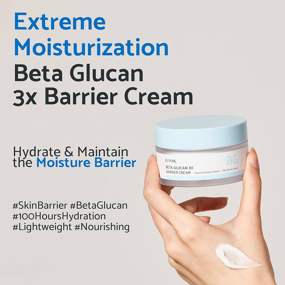iUNIK - Beta Glucan 3X Barrier Cream (50ml)