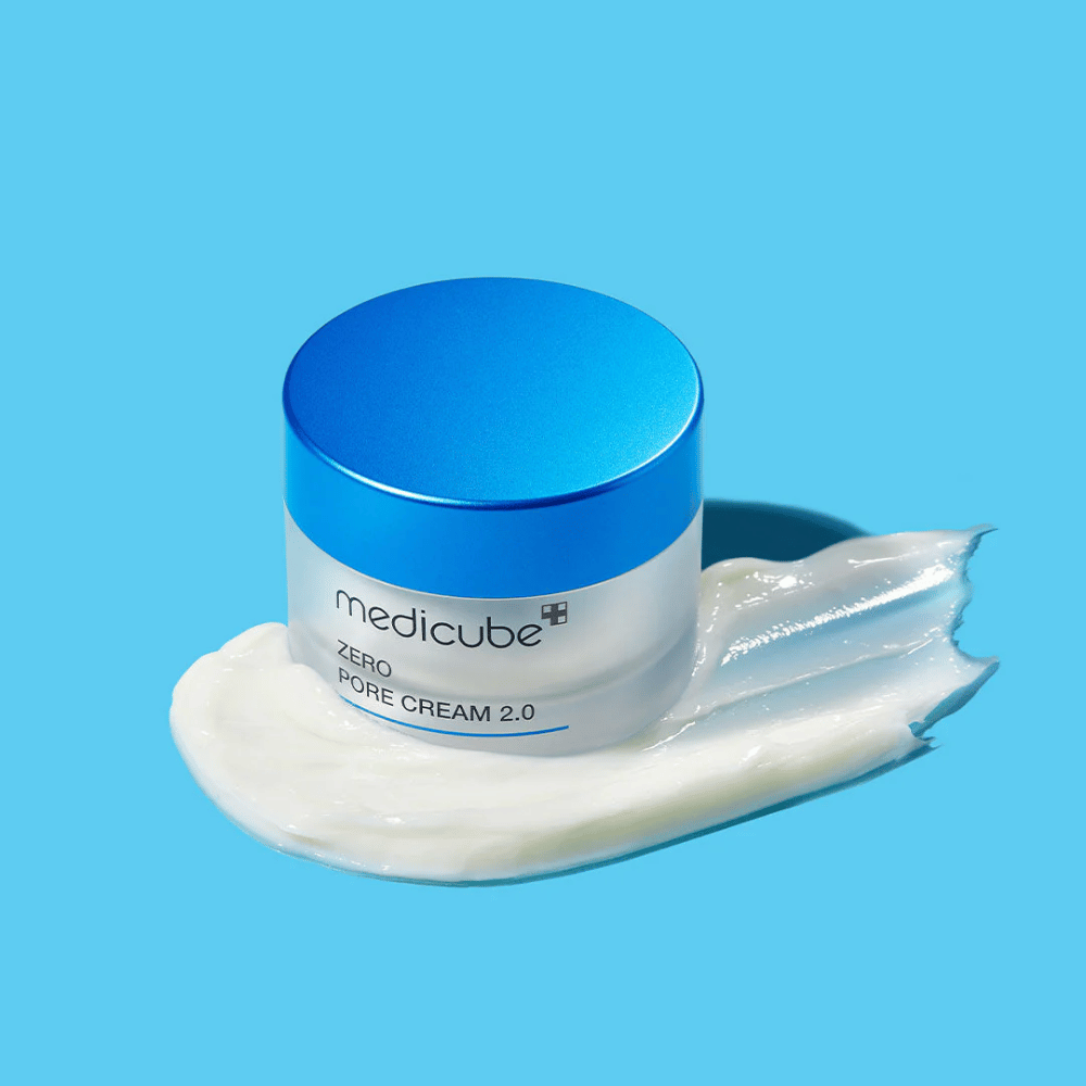 Medicube Zero Pore Cream 2.0 lightweight texture for oily and combination skin with visible pores
