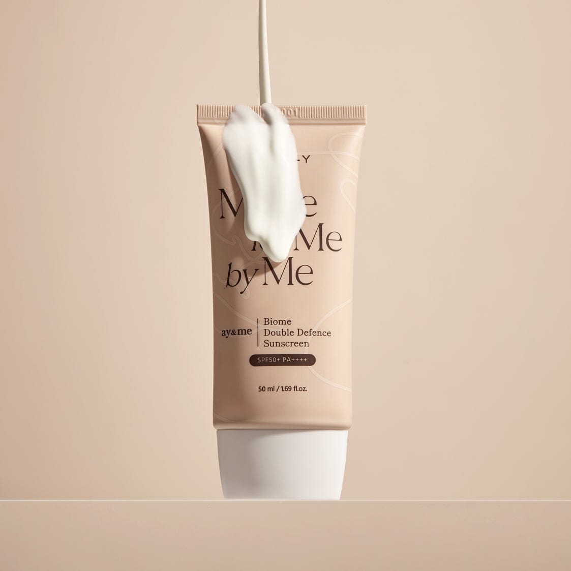 AXIS-Y Biome Double Defense Sunscreen tube back with ingredients list — EmartGCC Kuwait