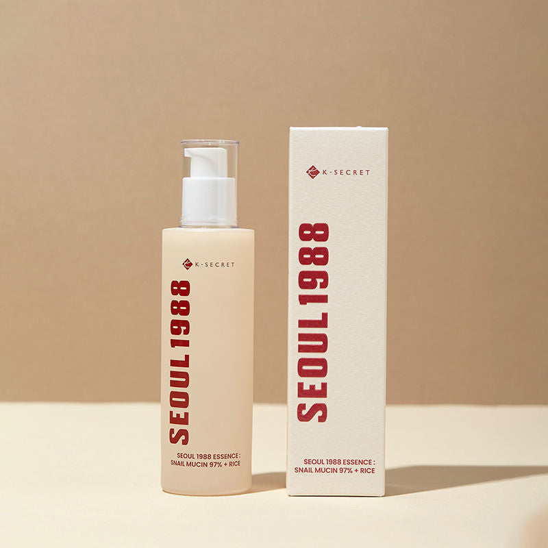 K-Secret Seoul 1988 Essence Snail Mucin 97% Rice 100ml bottle — EmartGCC Kuwait