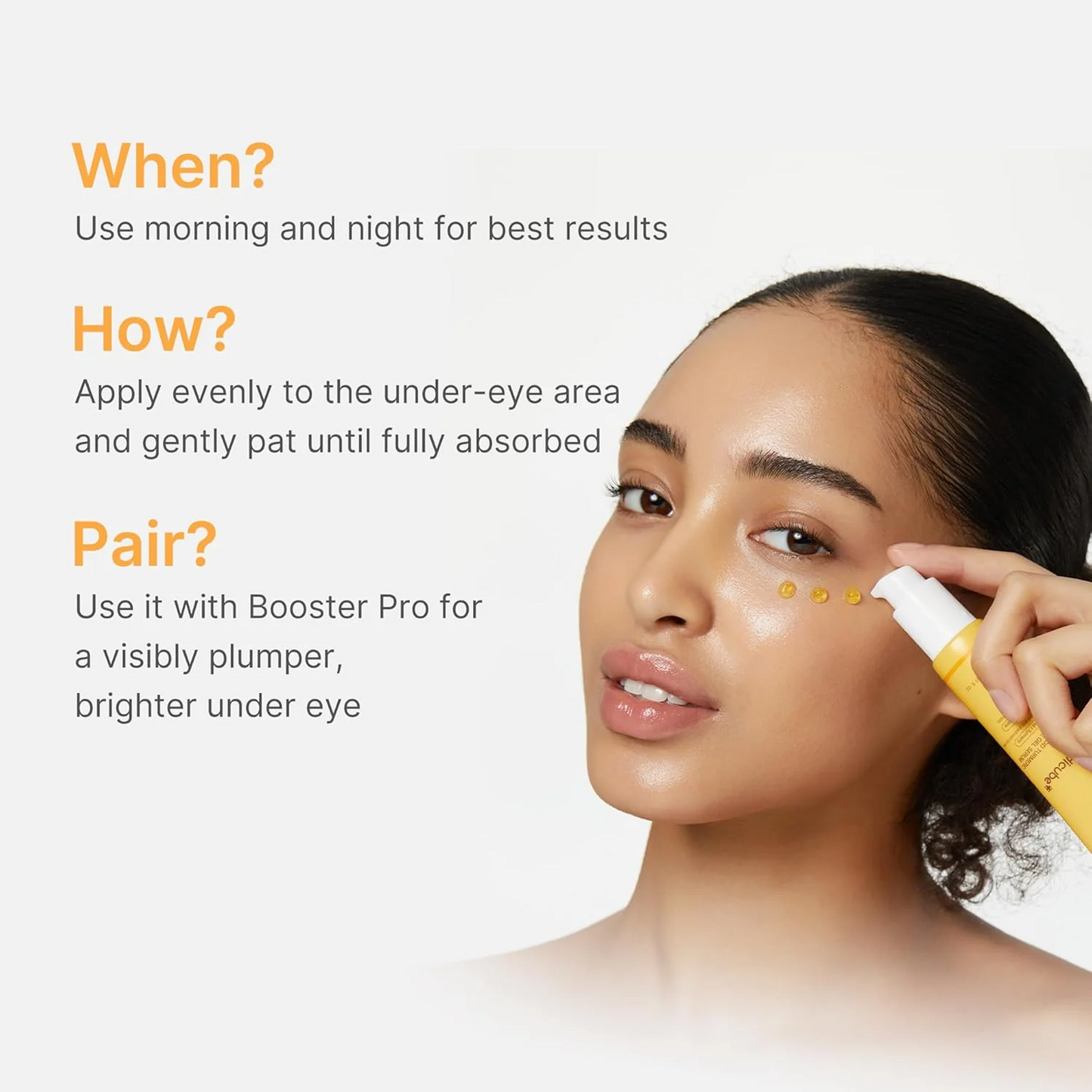 Medicube Kojic Acid Turmeric Vita Eye Gel Serum lightweight gel with caffeine and retinol