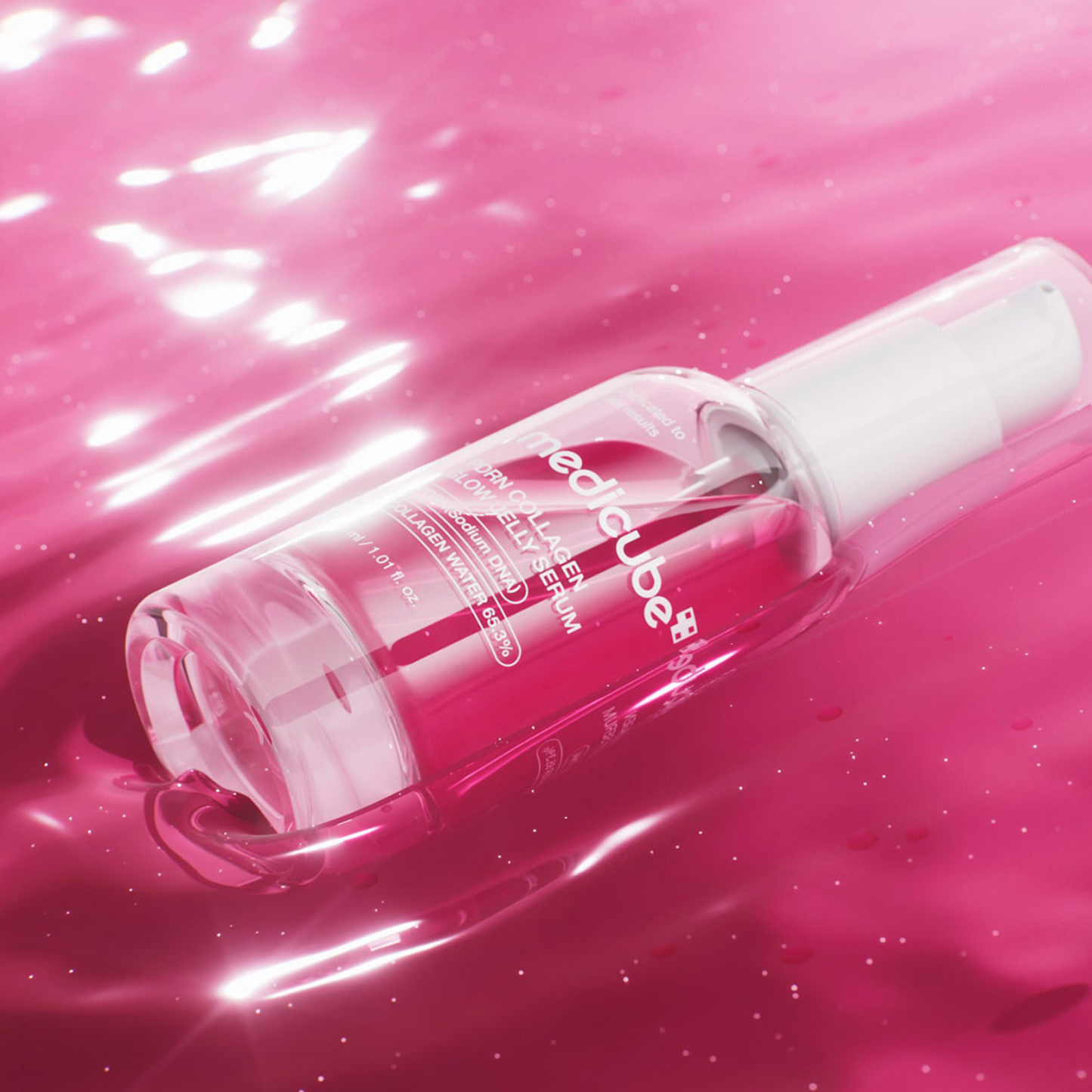 Medicube PDRN Collagen Glow Jelly Serum jelly texture with salmon PDRN and collagen