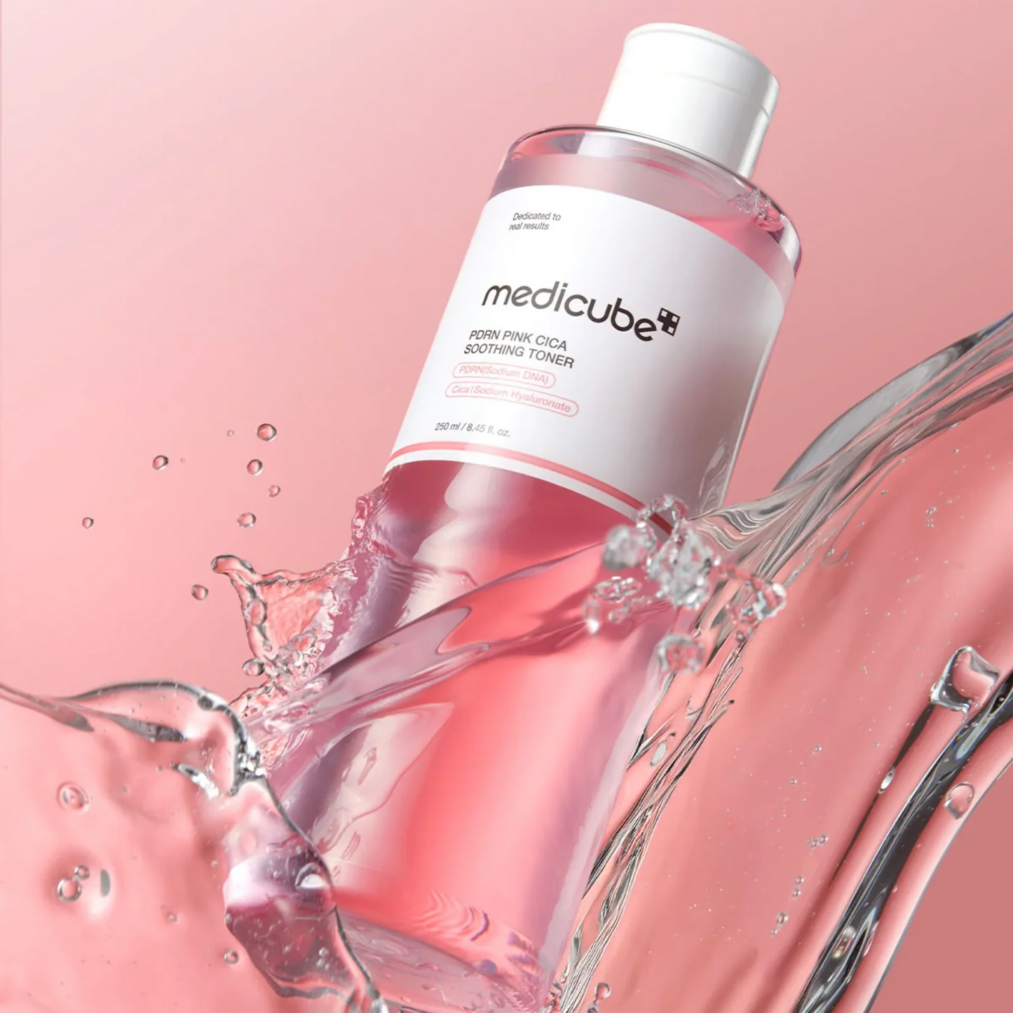 Medicube PDRN Pink Cica Soothing Toner 250ml bottle — buy in Kuwait at EmartGCC