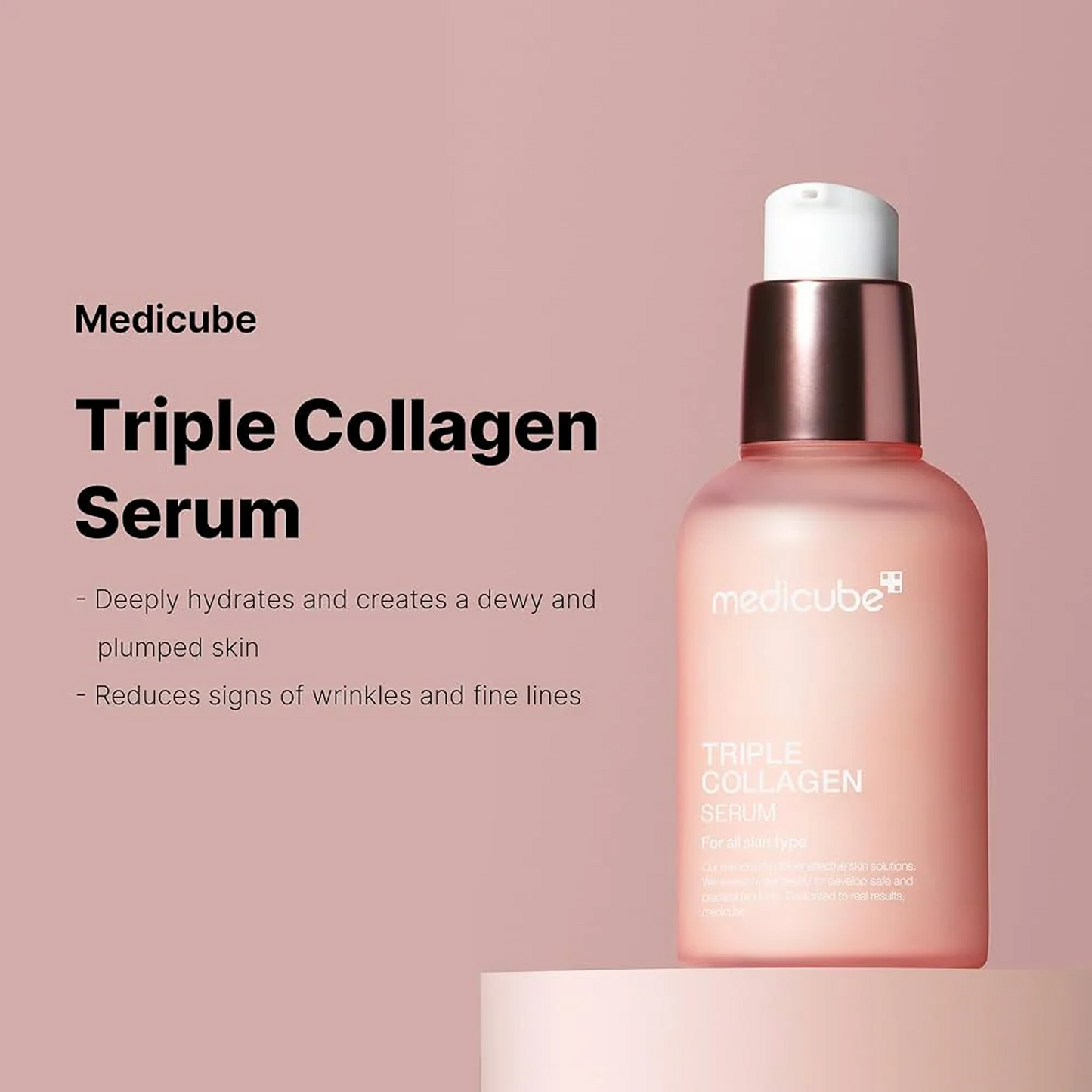Medicube Triple Collagen Serum 4.0 collagen complex with niacinamide and adenosine
