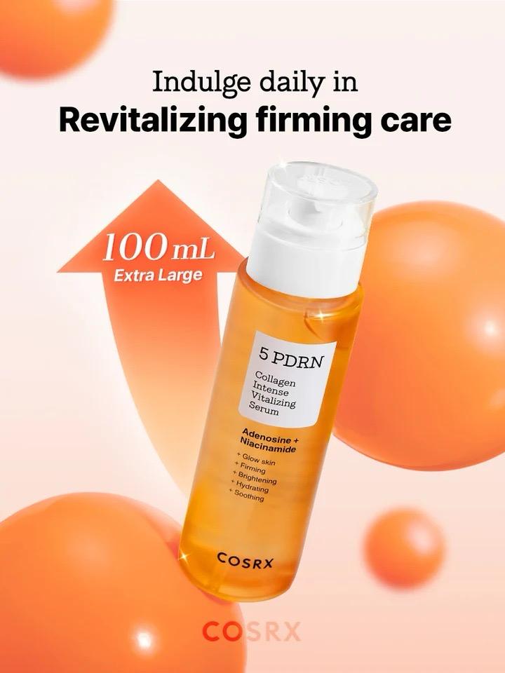 COSRX 5 PDRN Collagen serum packaging and size detail — EmartGCC Kuwait