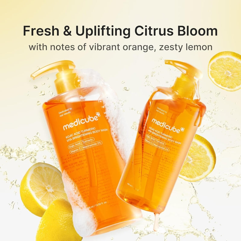 Medicube - Kojic Acid Turmeric Vita Brightening Body Wash (400ml)