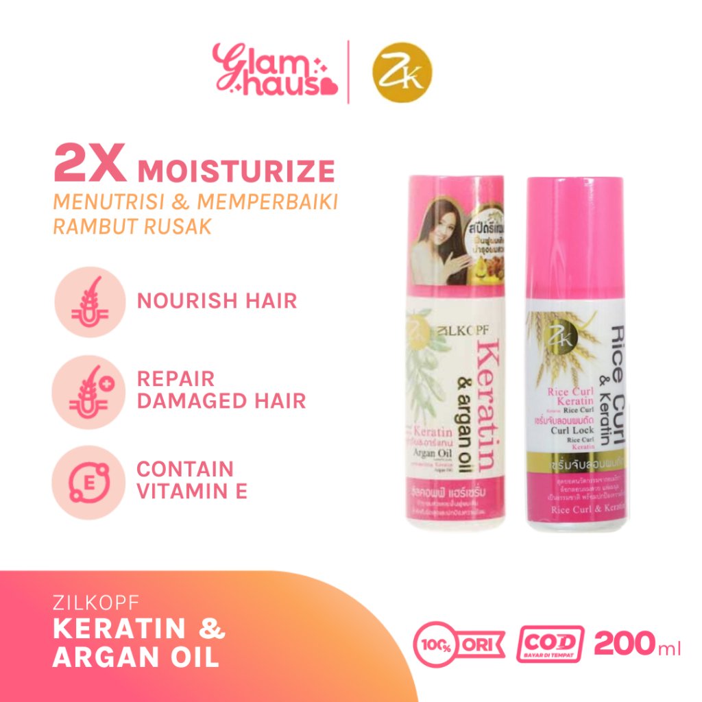 ZK AILKOPF KERATIN & ARGAN OIL