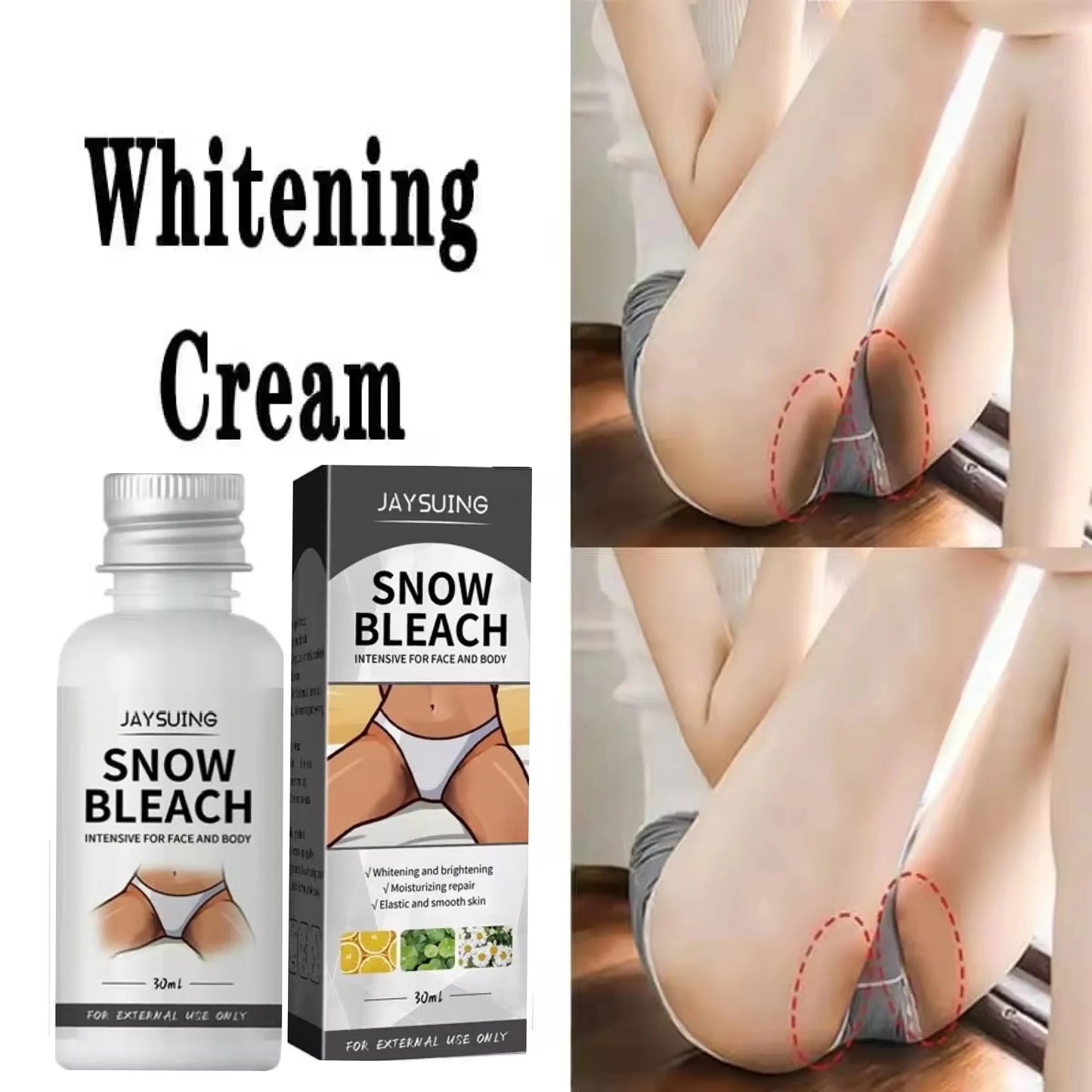 Private part Whitening Snow Bleach Cream