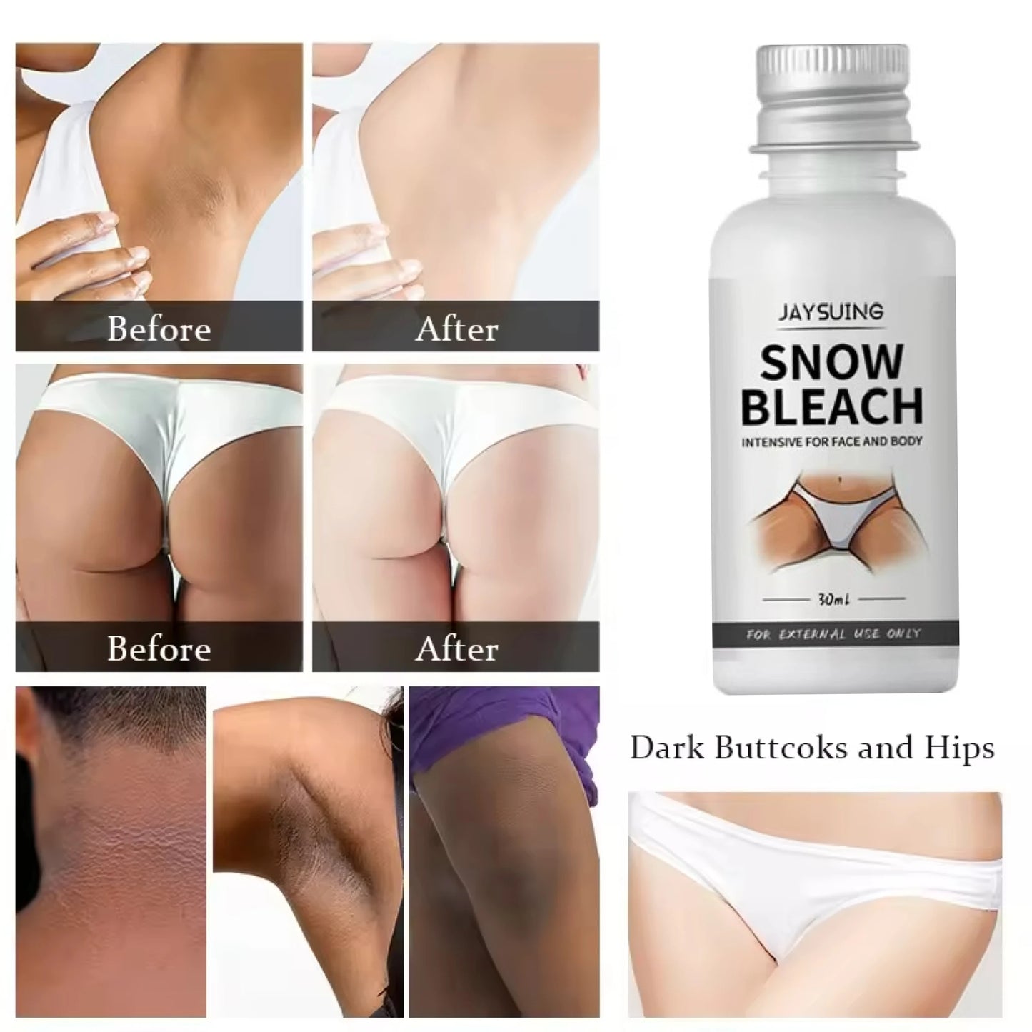 Private part Whitening Snow Bleach Cream
