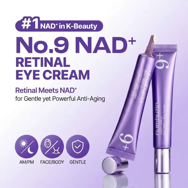 Numbuzin - No.9 NAD+ Retinal Volumetox Eye Cream Tube Type (20ml)