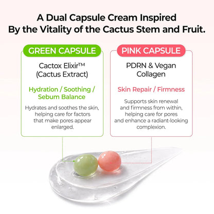 DR MELAXIN CACTOX PORE RELIEF DUAL CAPSULE CREAM