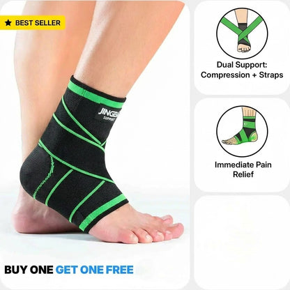 Foot Sleeve with Support Straps