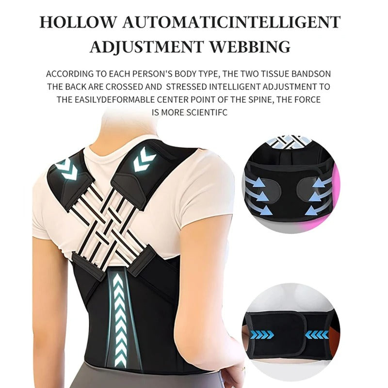 Shoulder & Back Posture Correction Belt || 2 in 1
