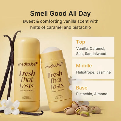 Medicube Fresh That Lasts Vanilla & Pistachio Deodorant – 83g