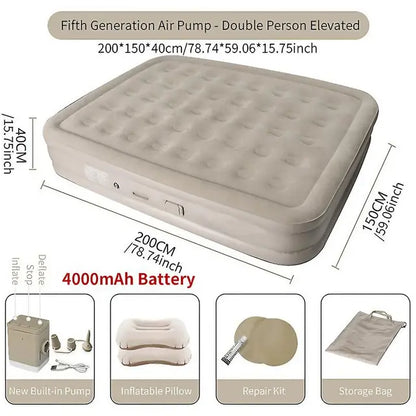 Air Mattress with Built-In Pump