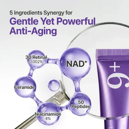 Numbuzin - No.9 NAD+ Retinal Volumetox Eye Cream Tube Type (20ml)
