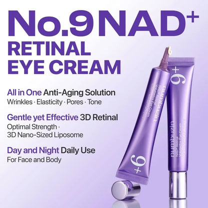 Numbuzin - No.9 NAD+ Retinal Volumetox Eye Cream Tube Type (20ml)