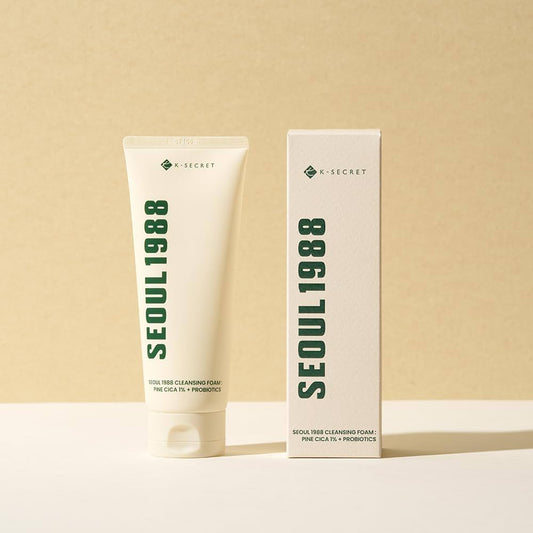 KSECRET - SEOUL 1988 Cleansing Foam : Pine Cica 1% + Probiotics (150ml)