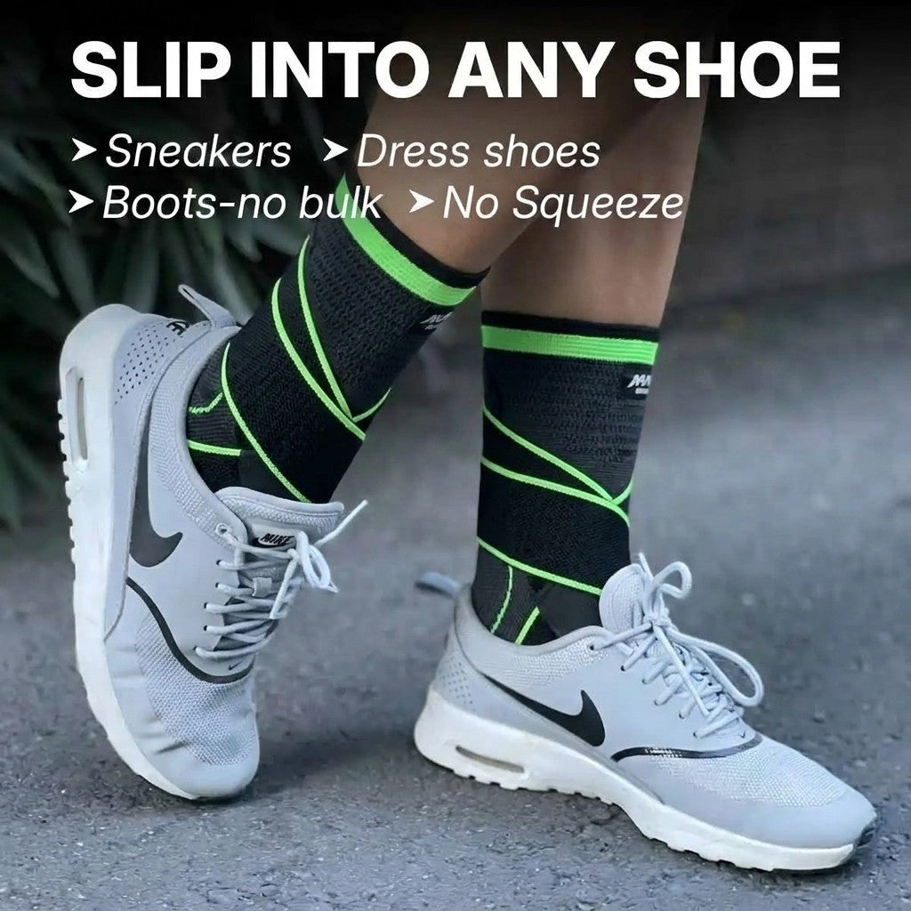 Foot Sleeve with Support Straps