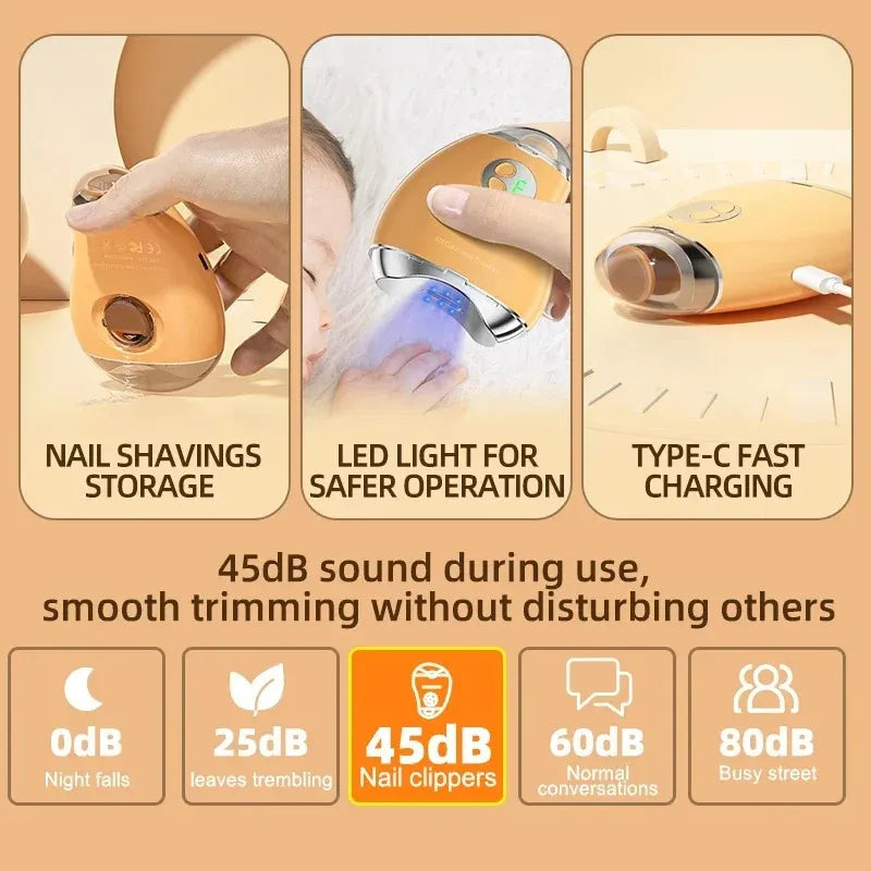 2-in-1 Electric Nail Clipper