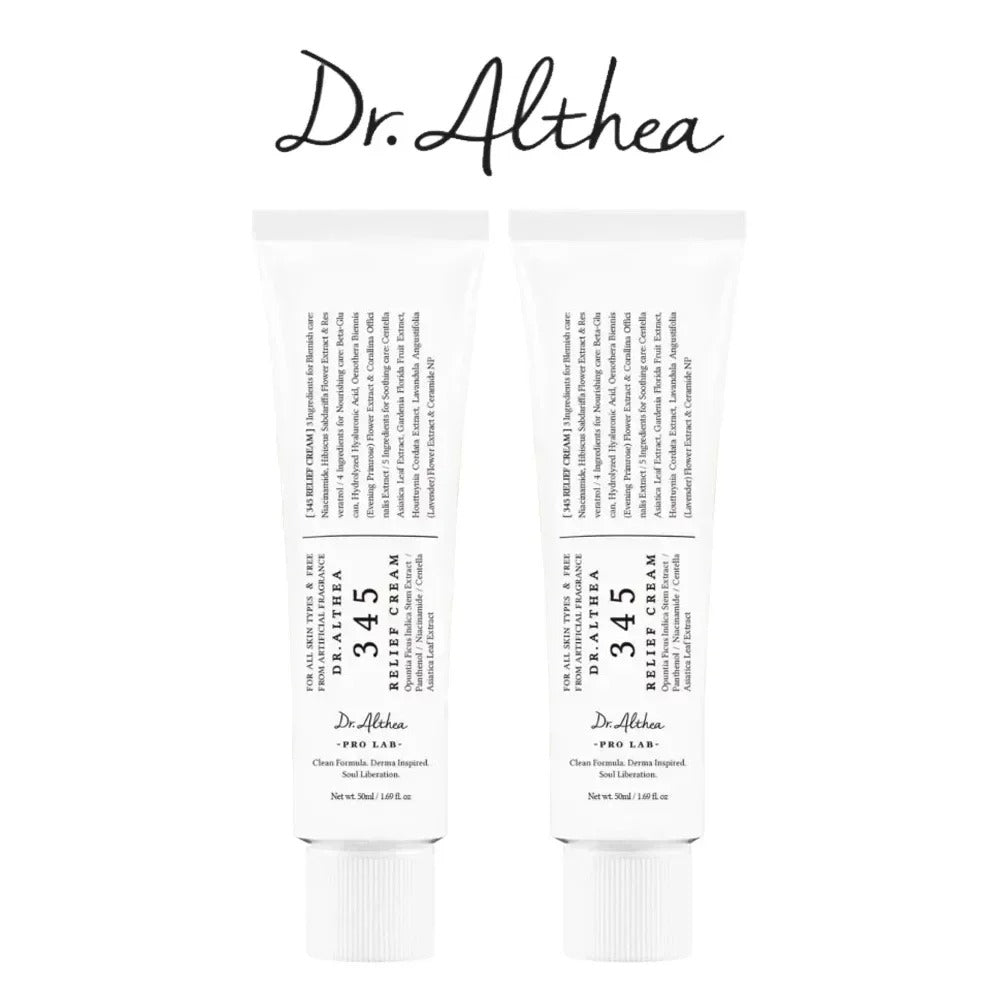 Dr.Althea 345 Repair Cream with Niacinamide & Panthenol – 50ml — size and packaging detail
