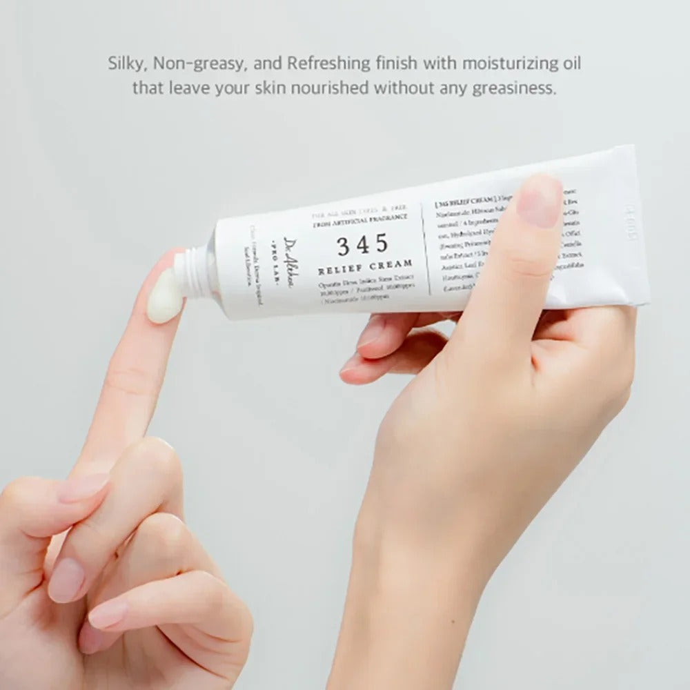 Dr.Althea 345 Repair Cream with Niacinamide & Panthenol – 50ml — usage directions panel