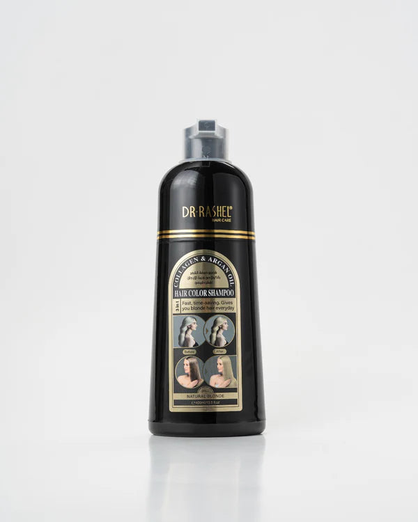 Dr.Rashel Collagen And Argan Oil Hair Color Shampoo Natural Blonde