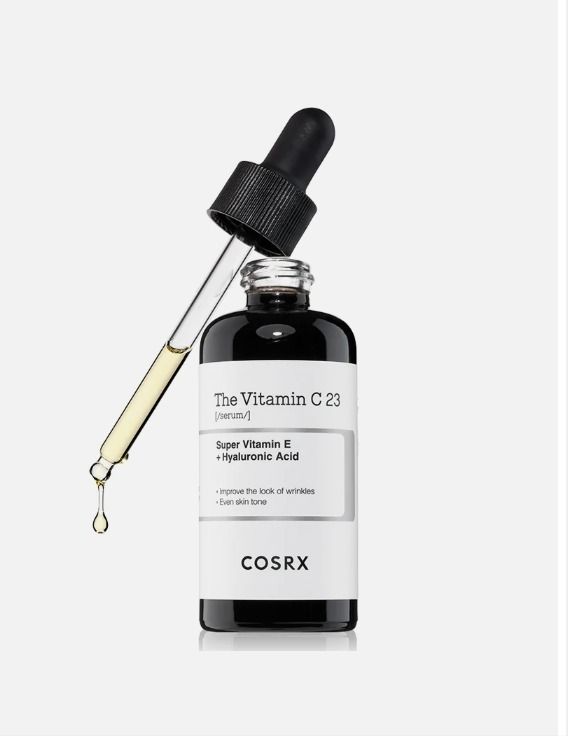 COSRX The Vitamin C 23 Serum texture and application steps — EmartGCC Kuwait