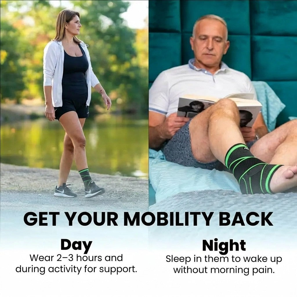 Foot Sleeve with Support Straps
