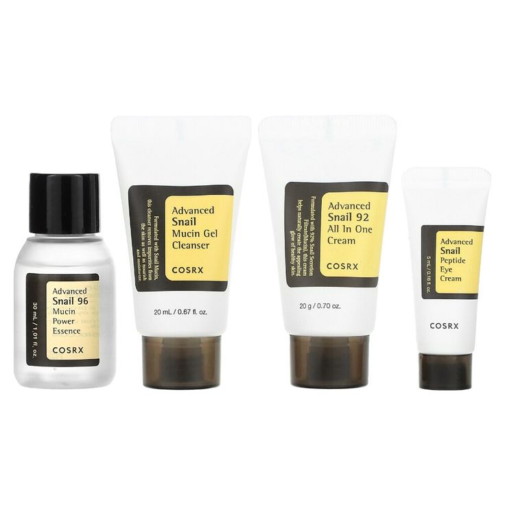 COSRX All About Snail Kit contents with essence, cream and eye cream — EmartGCC Kuwait