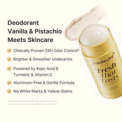 Medicube Fresh That Lasts Vanilla & Pistachio Deodorant – 83g