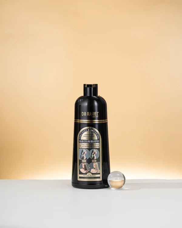 Dr.Rashel Collagen And Argan Oil Hair Color Shampoo Natural Blonde