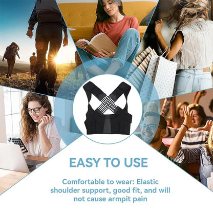 Shoulder & Back Posture Correction Belt || 2 in 1