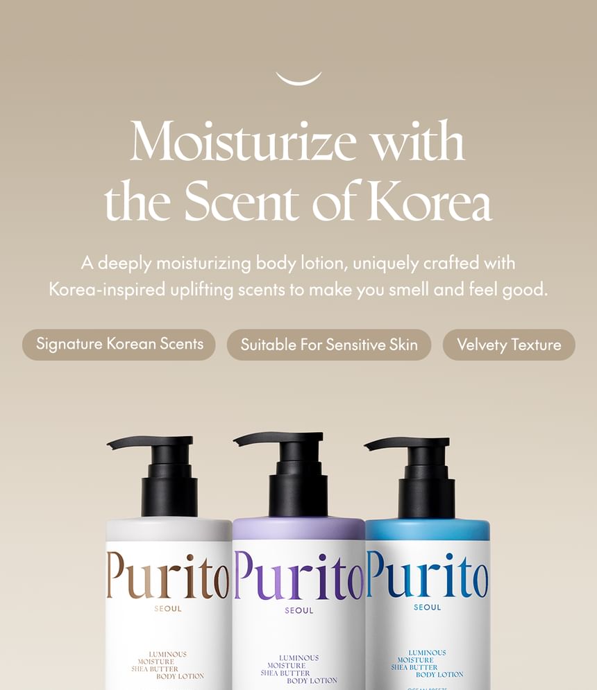 Purito Seoul - Luminous Moisture Shea Butter Body Lotion Cotton Dreamlight [300ml]