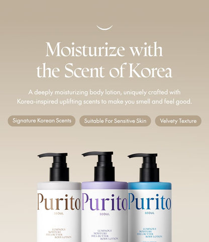 Purito Seoul - Luminous Moisture Shea Butter Body Lotion Cotton Dreamlight [300ml]