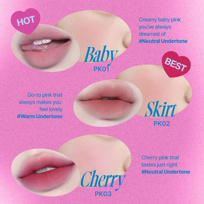Fwee - Lip & Cheek Blurry Pudding Pot PK03 Cherry (5g)