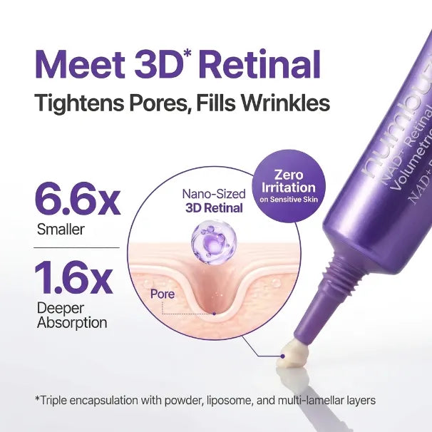 Numbuzin - No.9 NAD+ Retinal Volumetox Eye Cream Tube Type (20ml)