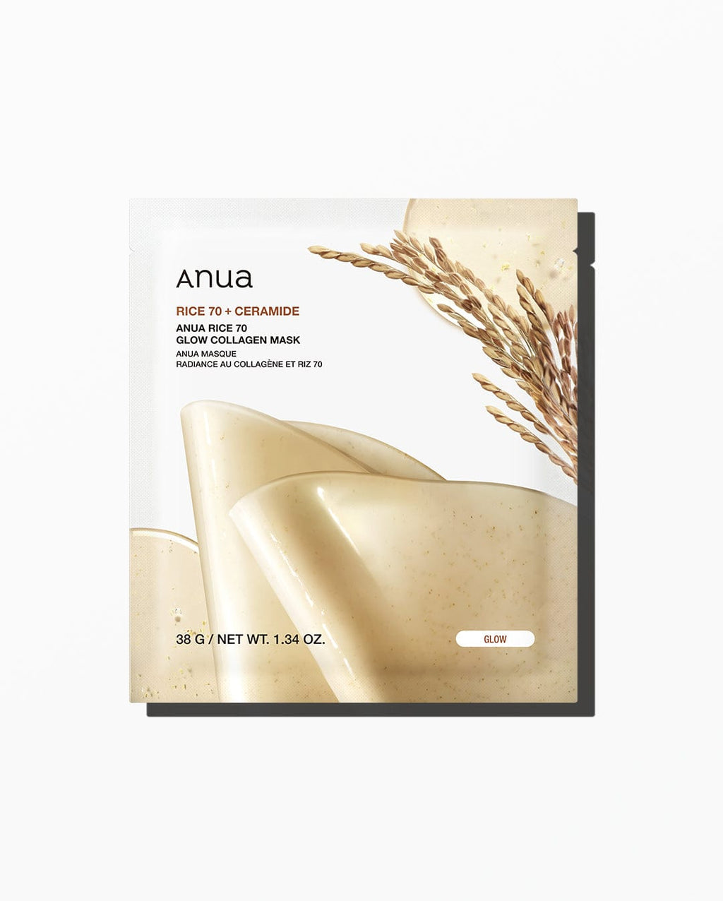 Anua - Rice 70 Glow Collagen Mask (38g) [1ea]