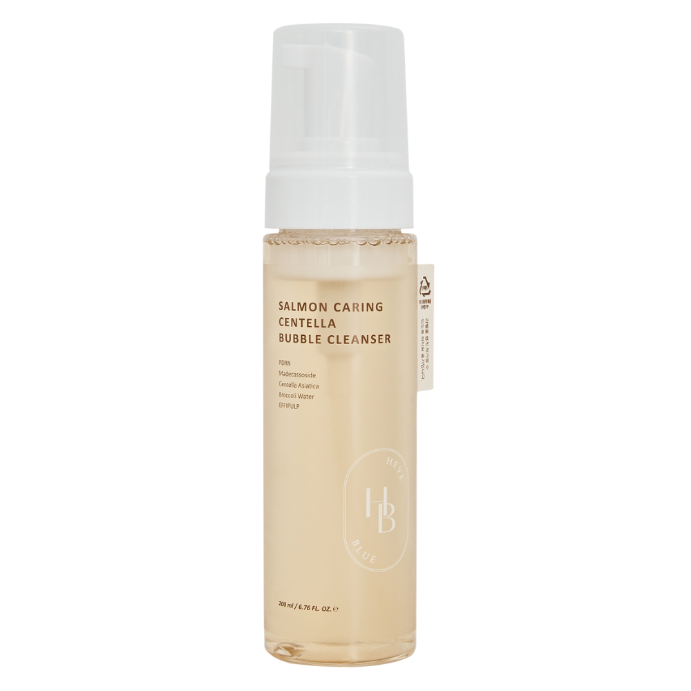 HEVEBLUE - Salmon Caring Centella Bubble Cleanser [200ml]