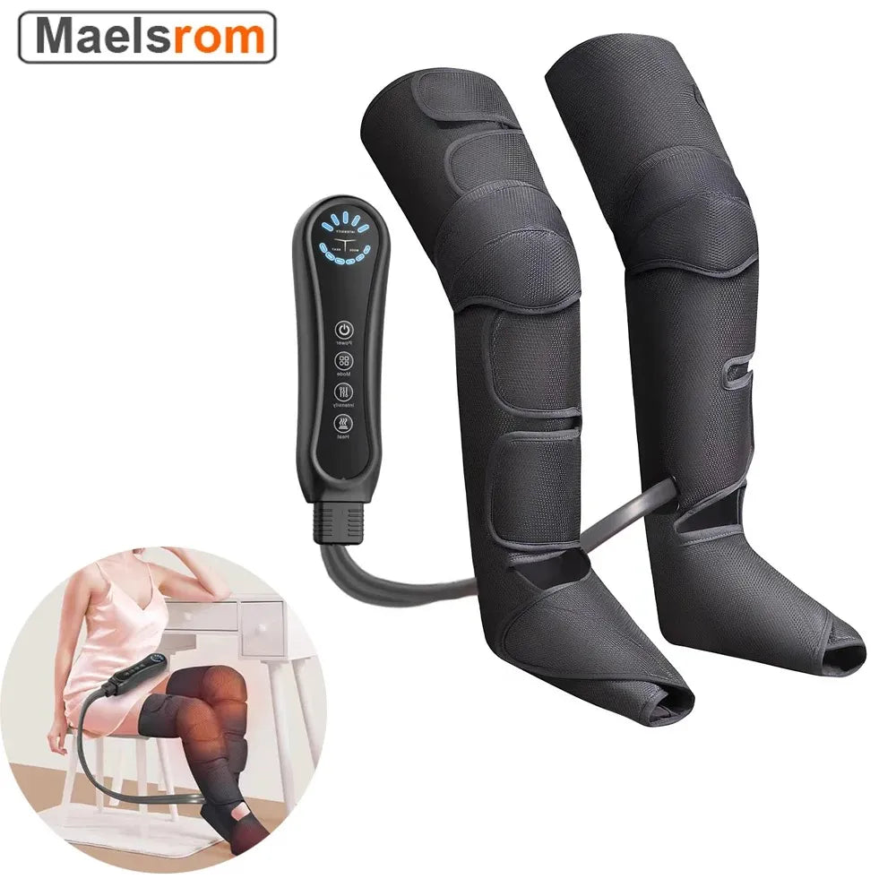 Air Compression Leg Massager – Foot, Calf & Knee