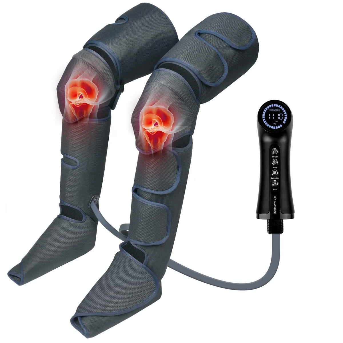 Air Compression Leg Massager – Foot, Calf & Knee