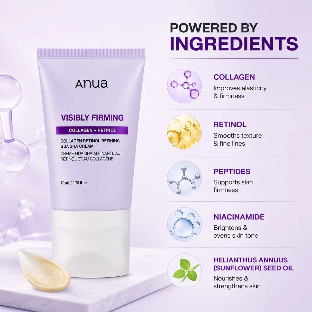 Anua - Collagen Retinol Refining Gua Sha Cream [80ml]