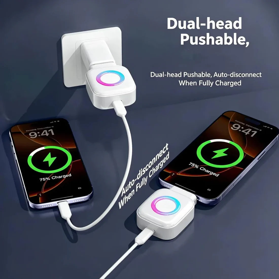 Smart Auto Disconnect Fast Charger (Us imported)