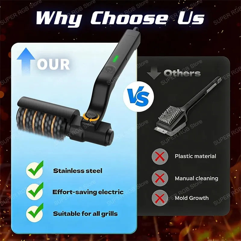 BBQ Cleaner Electric Brush