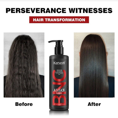 Special Offer Bundle Karseell Straightening Treatment  + Shampoo + Conditioner For Straight Hair - 500ml each