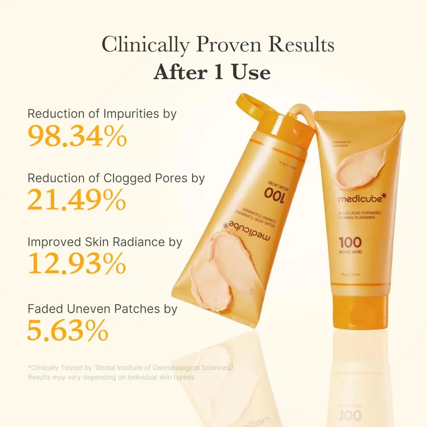 Medicube - Kojic Acid Turmeric Toning Cleanser [120g]